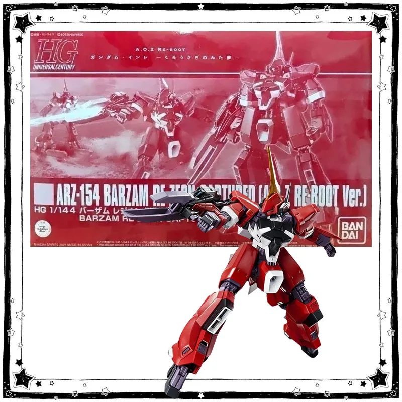 In Stock Bandai Gundam Model Kit HG 1/144 ARZ-154 Barzam RE Zeon Captured Anime Action Figure Collection Assembly Model Toys
In Stock Bandai Gundam Model Kit HG 1/144 ARZ-154 Barzam RE Zeon Captured Anime Action Figure Collection Assembly Model Toys