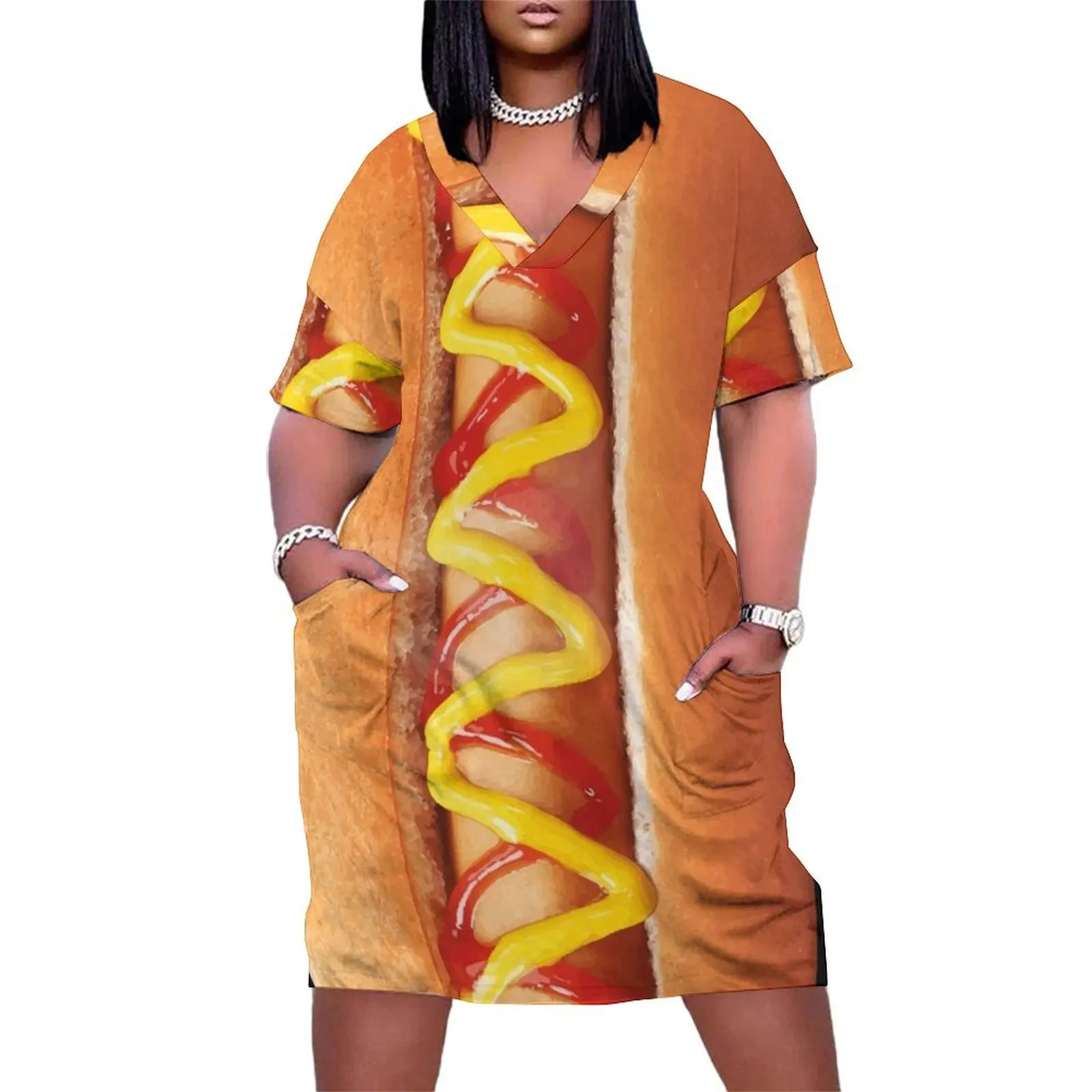 Funny Hot Dog Loose Pocket Dress wedding dresses for parties summer dress women 2025 loose summer dress
Funny Hot Dog Loose Pocket Dress wedding dresses for parties summer dress women 2025 loose summer dress
