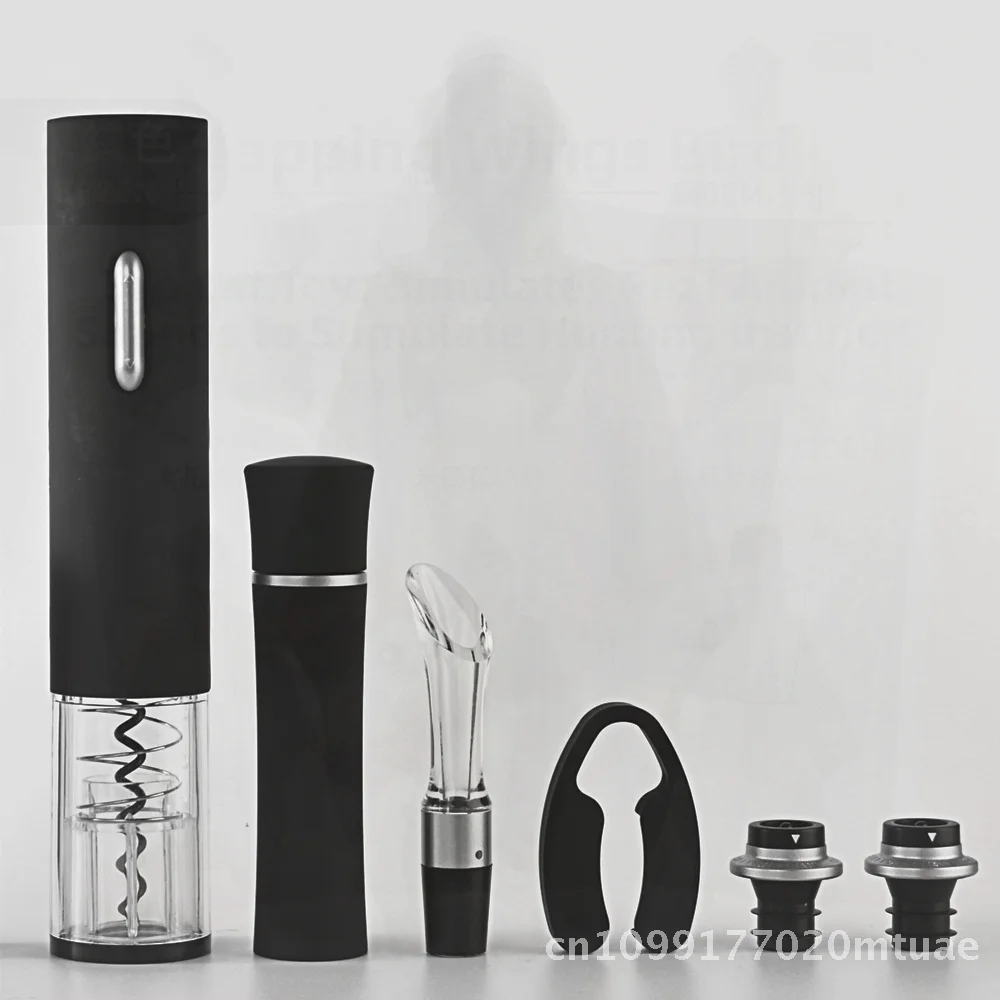 Электрическая открывалка для бутылок вина, автоматическая настольная портативная открывалка для вина с резаком для фольги и вакуумной пробкой, современный минималистский стиль
Электрическая открывалка для бутылок вина, автоматическая настольная портативная открывалка для вина с резаком для фольги и вакуумной пробкой, современный минималистский стиль