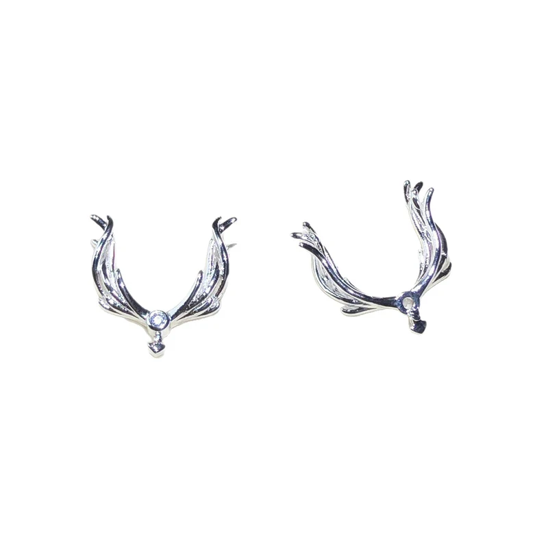 10 шт./лот DIY смешанные ювелирные аксессуары, медные рога, подвеска в виде головы оленя для подвесок, браслет для телефона 
10 шт./лот DIY смешанные ювелирные аксессуары, медные рога, подвеска в виде головы оленя для подвесок, браслет для телефона