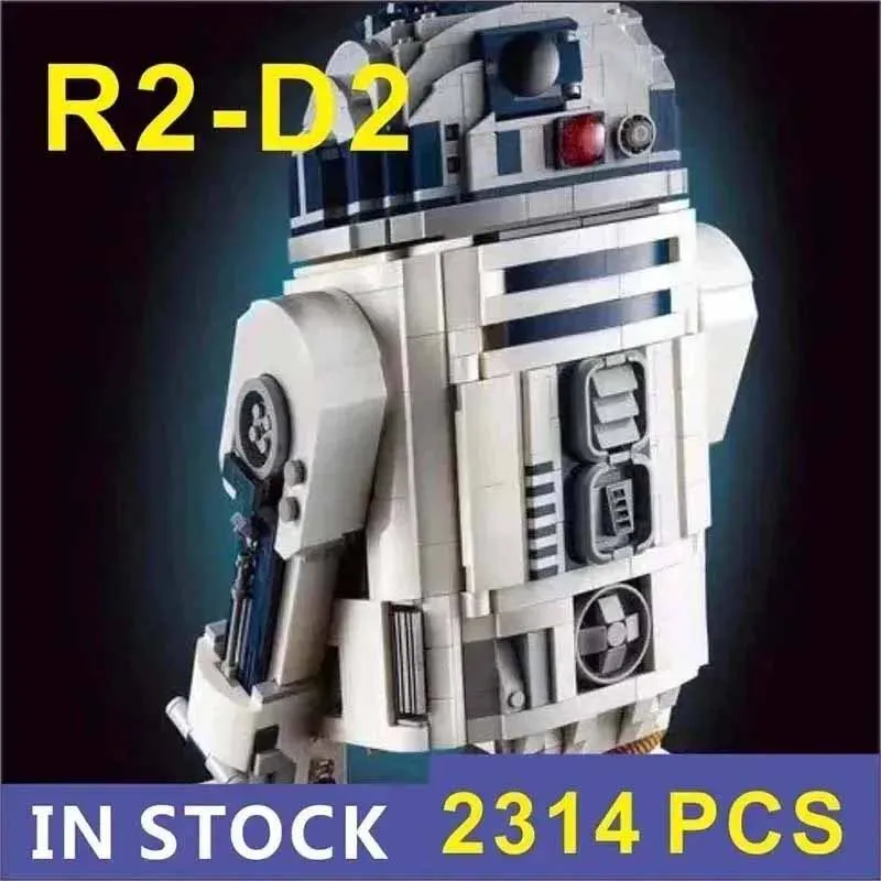 В НАЛИЧИИ R2-D2 Набор роботов, совместимый 10225 05043, обучающие строительные блоки, кирпичи, игрушки, подарки на день рождения, Рождество
В НАЛИЧИИ R2-D2 Набор роботов, совместимый 10225 05043, обучающие строительные блоки, кирпичи, игрушки, подарки на день рождения, Рождество