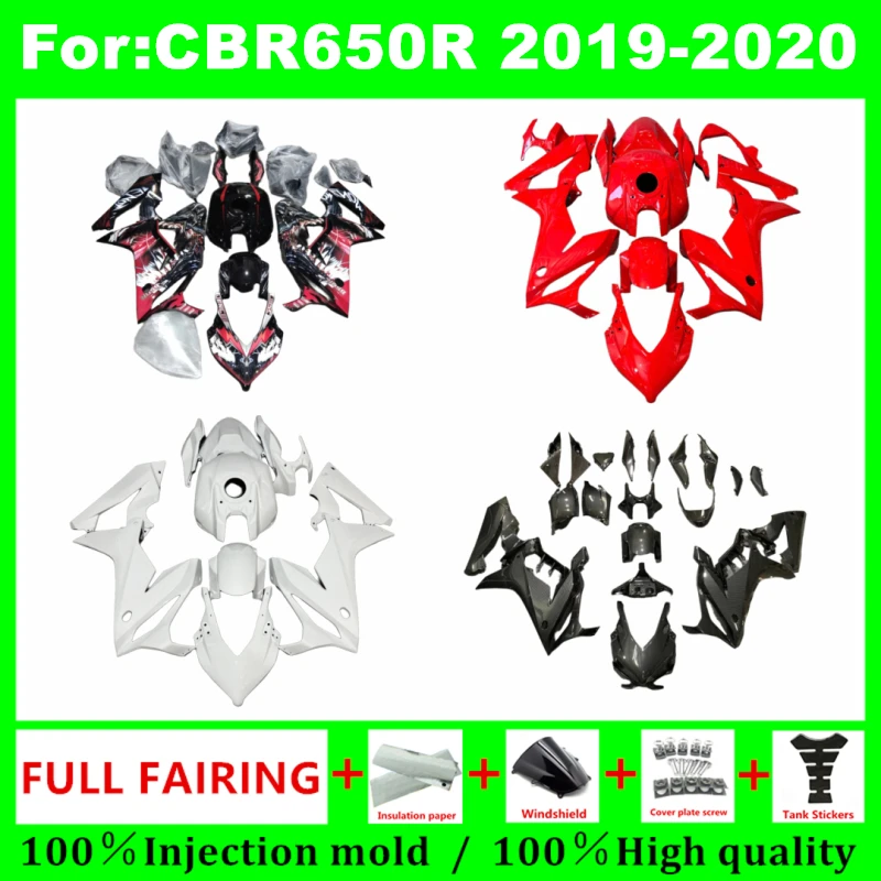 Полный комплект обтекателей для мотоцикла, подходящий для Honda CBR650R CB650 2019 2020 19 20, комплект обтекателей для кузова, новый АБС-пластик, 4 подарка
Полный комплект обтекателей для мотоцикла, подходящий для Honda CBR650R CB650 2019 2020 19 20, комплект обтекателей для кузова, новый АБС-пластик, 4 подарка