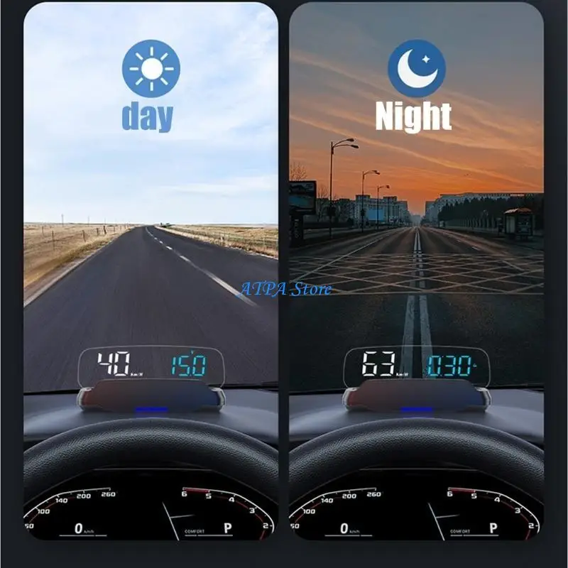 U13C Reliable OBD2 HUD Head Up Display Plugs & Play OBD2 HUD Ensuring Safe Driving Data Onto Windshield for Car
U13C Reliable OBD2 HUD Head Up Display Plugs & Play OBD2 HUD Ensuring Safe Driving Data Onto Windshield for Car