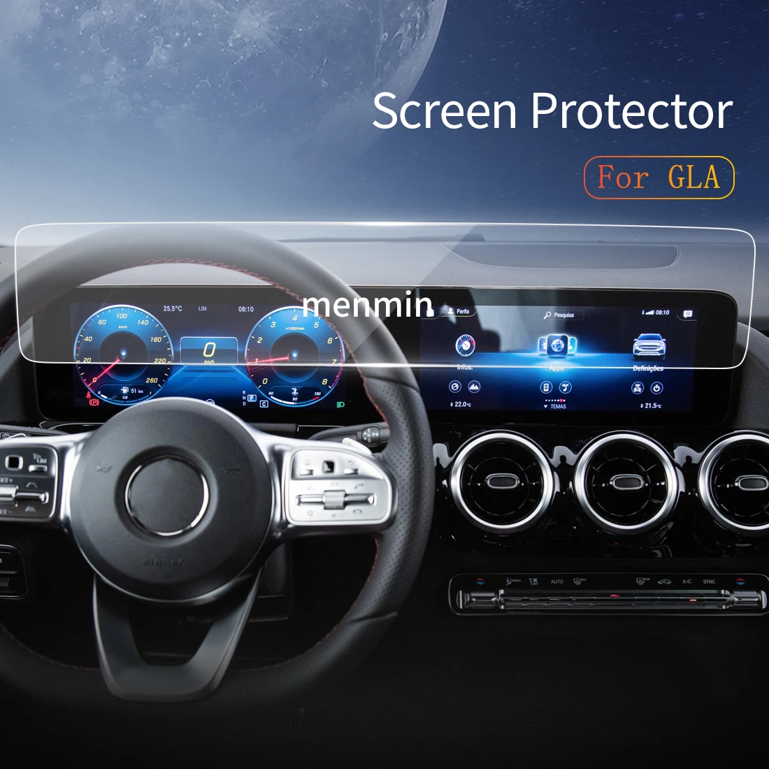 Автомобильные наклейки Carplay, Защита экрана для Benz GLA 2024, закаленное стекло для дисплея, защитная пленка, аксессуары для навигации и транспортных средств
Автомобильные наклейки Carplay, Защита экрана для Benz GLA 2024, закаленное стекло для дисплея, защитная пленка, аксессуары для навигации и транспортных средств