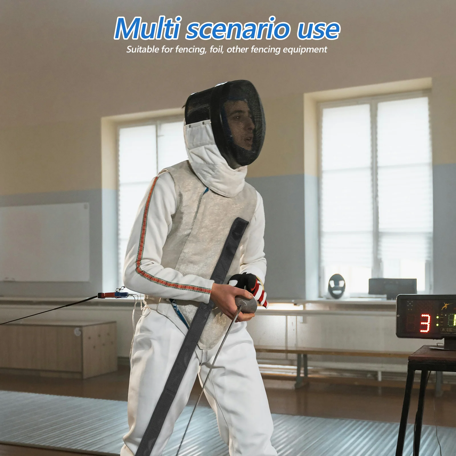 Fencing Sword Bag Lightweight Durable Portable Carry Case for Training Competitions Fencing Gear Equipment Protection
Fencing Sword Bag Lightweight Durable Portable Carry Case for Training Competitions Fencing Gear Equipment Protection