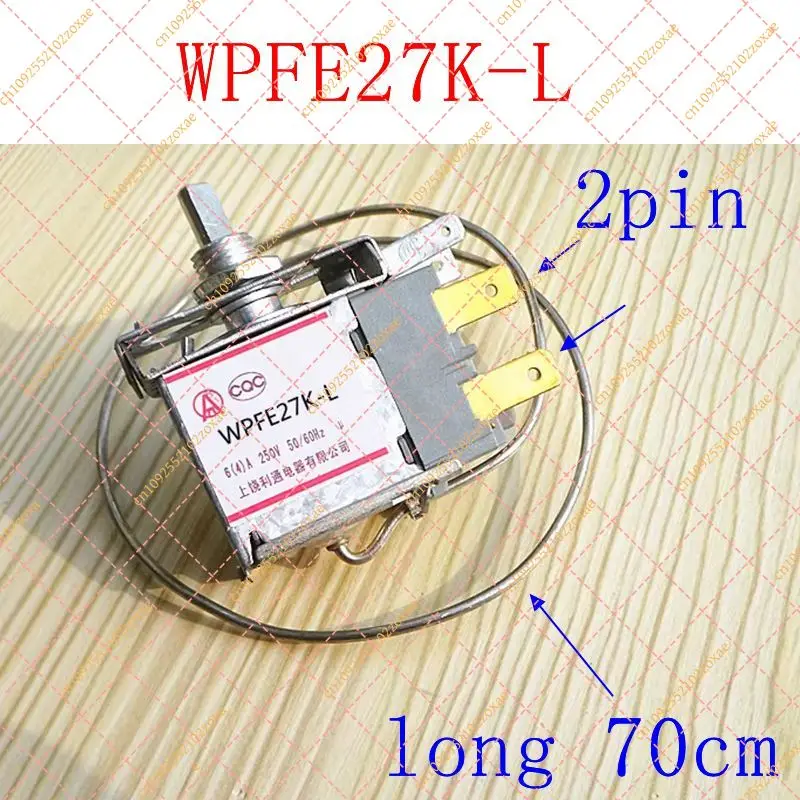 WPFE27K-L 2Pin Refrigerator Thermostat Household Metal Temperature Controller Accessories
WPFE27K-L 2Pin Refrigerator Thermostat Household Metal Temperature Controller Accessories
