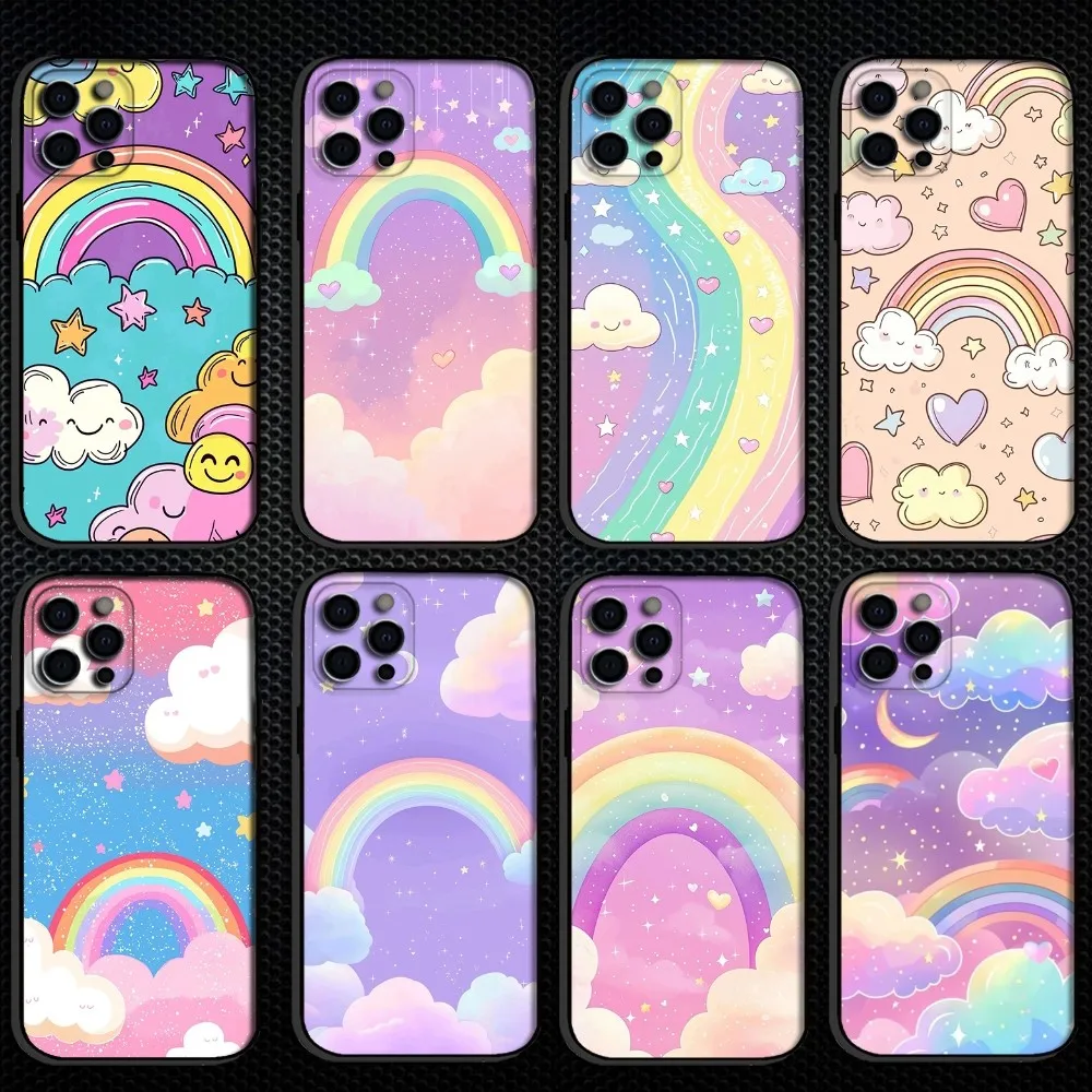 Beautiful Rainbow Illustration Phone Case For iPhone 16,15,14,13,12,11 Plus,Pro Max, Soft Silicone Black Cover
Beautiful Rainbow Illustration Phone Case For iPhone 16,15,14,13,12,11 Plus,Pro Max, Soft Silicone Black Cover