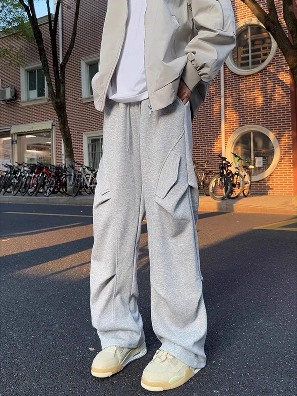 American Sle Workwear Pants Men's Autumn Winter Loose Straight Leg Sport Sweatpants Folded Knife ape Paratrooper Trousers
American Sle Workwear Pants Men's Autumn Winter Loose Straight Leg Sport Sweatpants Folded Knife ape Paratrooper Trousers