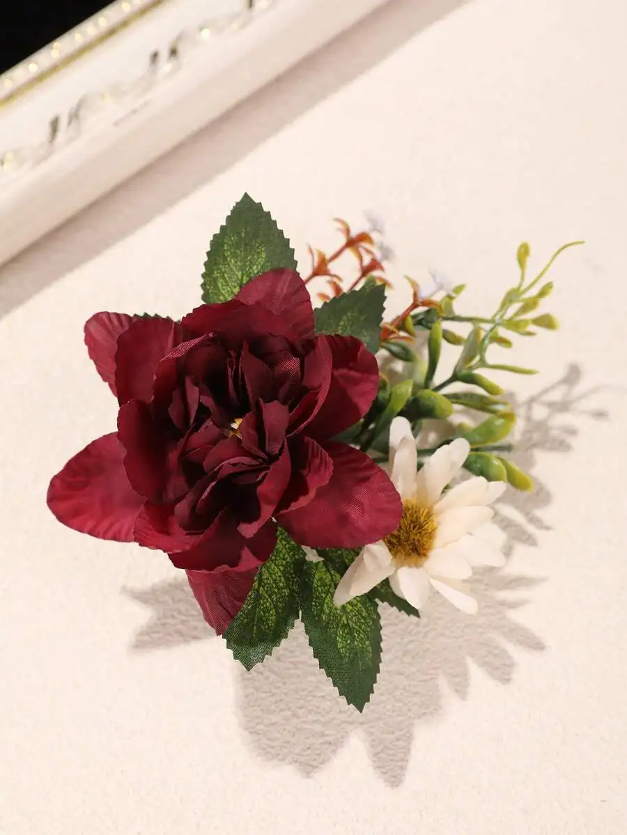 1PC Womens Elegant Simulated Flower Hair Clip For Daily Office Party Wedding
1PC Womens Elegant Simulated Flower Hair Clip For Daily Office Party Wedding