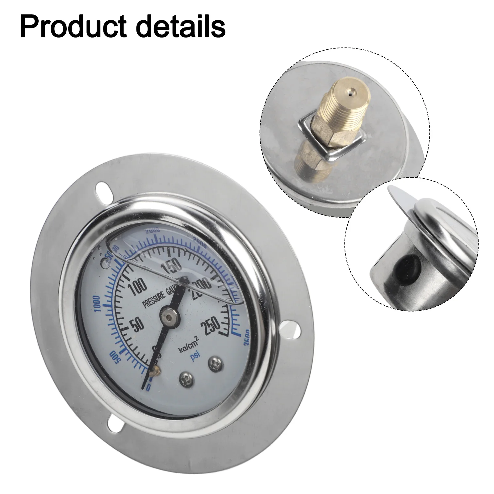 14PT Axial Oil Pressure Gauge 0 250KG with Shock Resistant Edge for Professional Use in Automotive and Industrial Applications
14PT Axial Oil Pressure Gauge 0 250KG with Shock Resistant Edge for Professional Use in Automotive and Industrial Applications