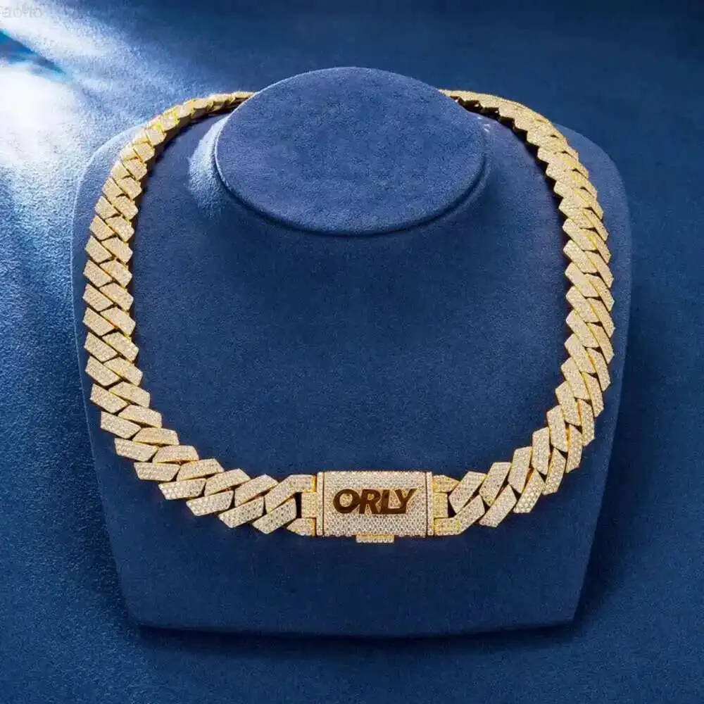 Pass Diamond Tester Vvs Moissanite Chain 100% 925 Sterling Silver 19mm Moissanite Gold Cuban Link Chain Men Jewelry Men Necklace
Pass Diamond Tester Vvs Moissanite Chain 100% 925 Sterling Silver 19mm Moissanite Gold Cuban Link Chain Men Jewelry Men Necklace