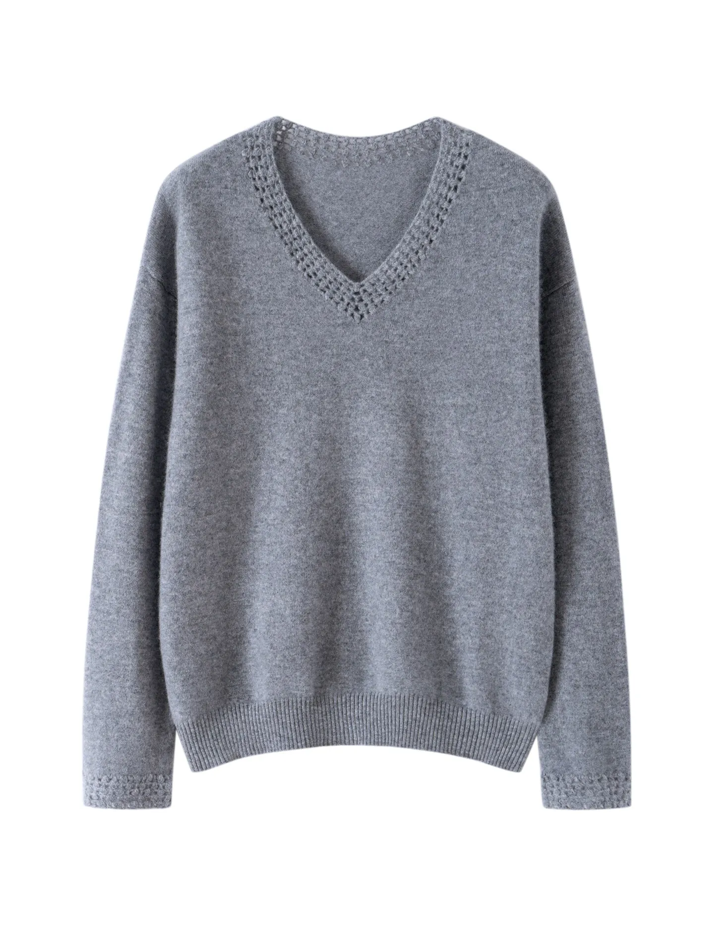 Light Luxury Autumn Winter Woman Sweater Fashion Female 100% Cashmere Knitted Pullover Hollow Out Ladies Long Sleeve Clothes Top
Light Luxury Autumn Winter Woman Sweater Fashion Female 100% Cashmere Knitted Pullover Hollow Out Ladies Long Sleeve Clothes Top