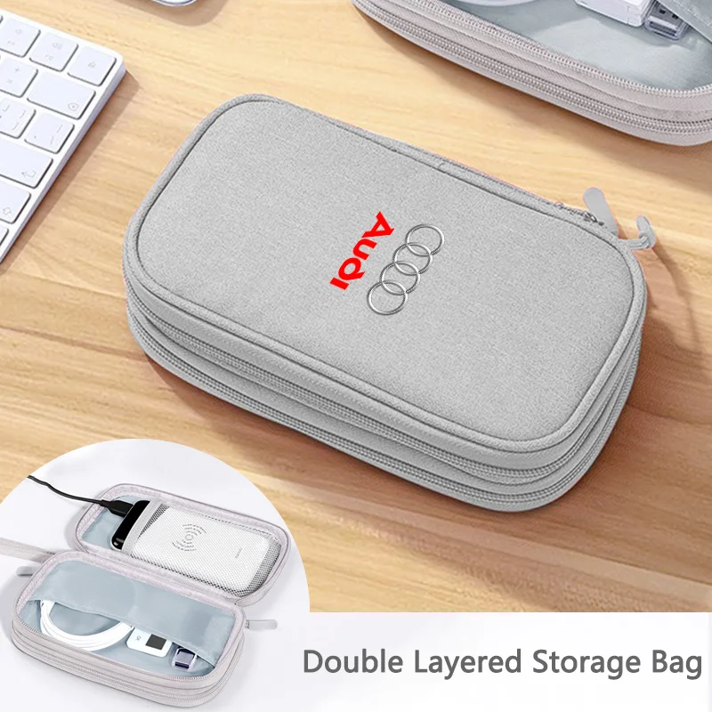 Portable Car Travel Storage Bag Key Driver's License Gadget Card Pouchs For Audi Sline RS A1 A3 A4 A5 A6 A7 A8 Q2 Q3 Q5 Q7 TT S3
Portable Car Travel Storage Bag Key Driver's License Gadget Card Pouchs For Audi Sline RS A1 A3 A4 A5 A6 A7 A8 Q2 Q3 Q5 Q7 TT S3
