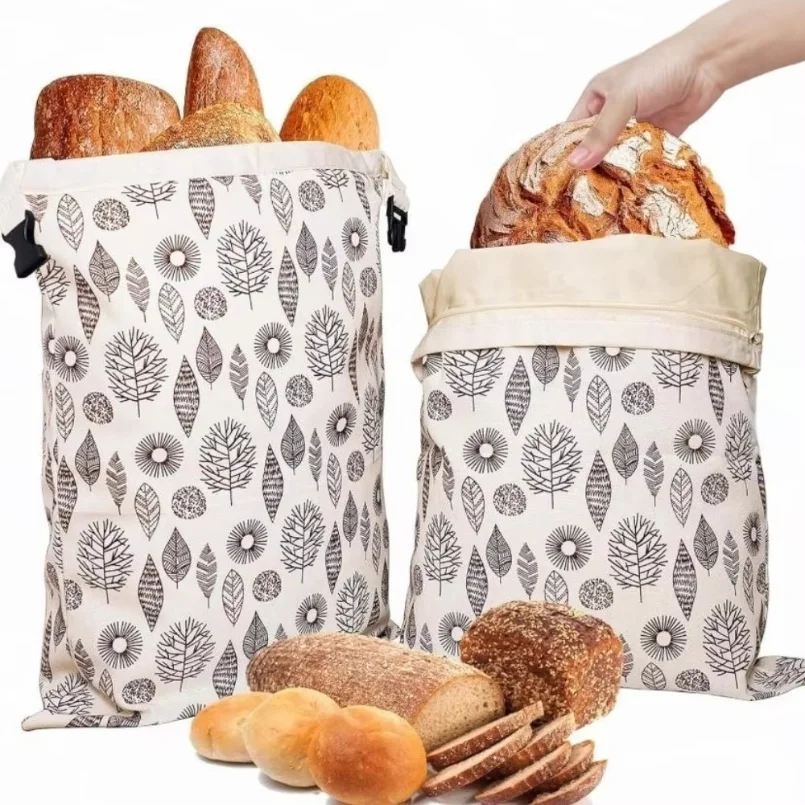 New Reusable Beeswax Bread Bags Beeswax Coated Lock Closure Bread Storage Bags 43*33cm Cotton Fabric Sourdough Bag Freezer Use
New Reusable Beeswax Bread Bags Beeswax Coated Lock Closure Bread Storage Bags 43*33cm Cotton Fabric Sourdough Bag Freezer Use
