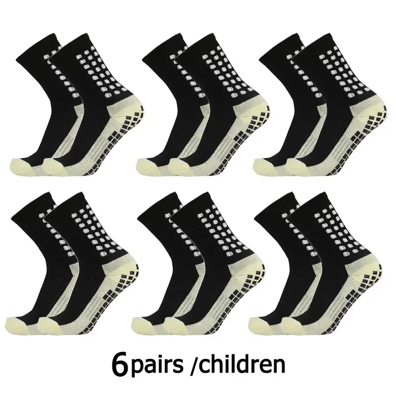 6 Pairs 34-39 Children Breathable Sports Soccer Socks Square Silicone Non-slip Grip Football Socks Calcetines Hombre
6 Pairs 34-39 Children Breathable Sports Soccer Socks Square Silicone Non-slip Grip Football Socks Calcetines Hombre