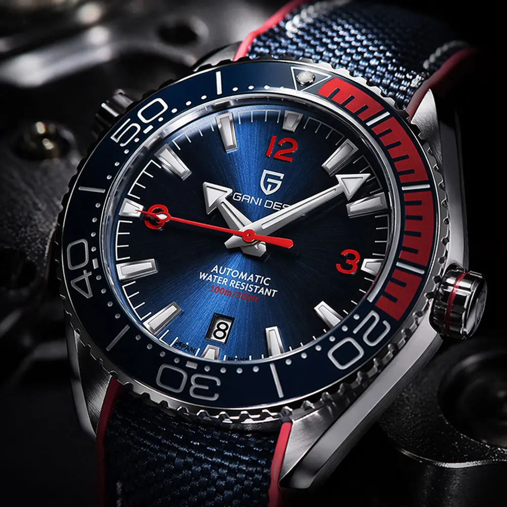 Watch for Man PAGANI DESIGN 100M Waterproof Mens Watch Top Brand Mechanical Watch Ceramic bezel Sapphire Glass Automatic Watches
Watch for Man PAGANI DESIGN 100M Waterproof Mens Watch Top Brand Mechanical Watch Ceramic bezel Sapphire Glass Automatic Watches