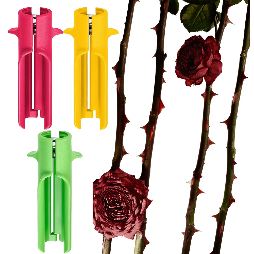 Rose Thorn Remover Plastic Rose Stem Thorn Stripper Rose Stem Cleaner Rose Leaf Remover Tool for Floral Arrangements
Rose Thorn Remover Plastic Rose Stem Thorn Stripper Rose Stem Cleaner Rose Leaf Remover Tool for Floral Arrangements