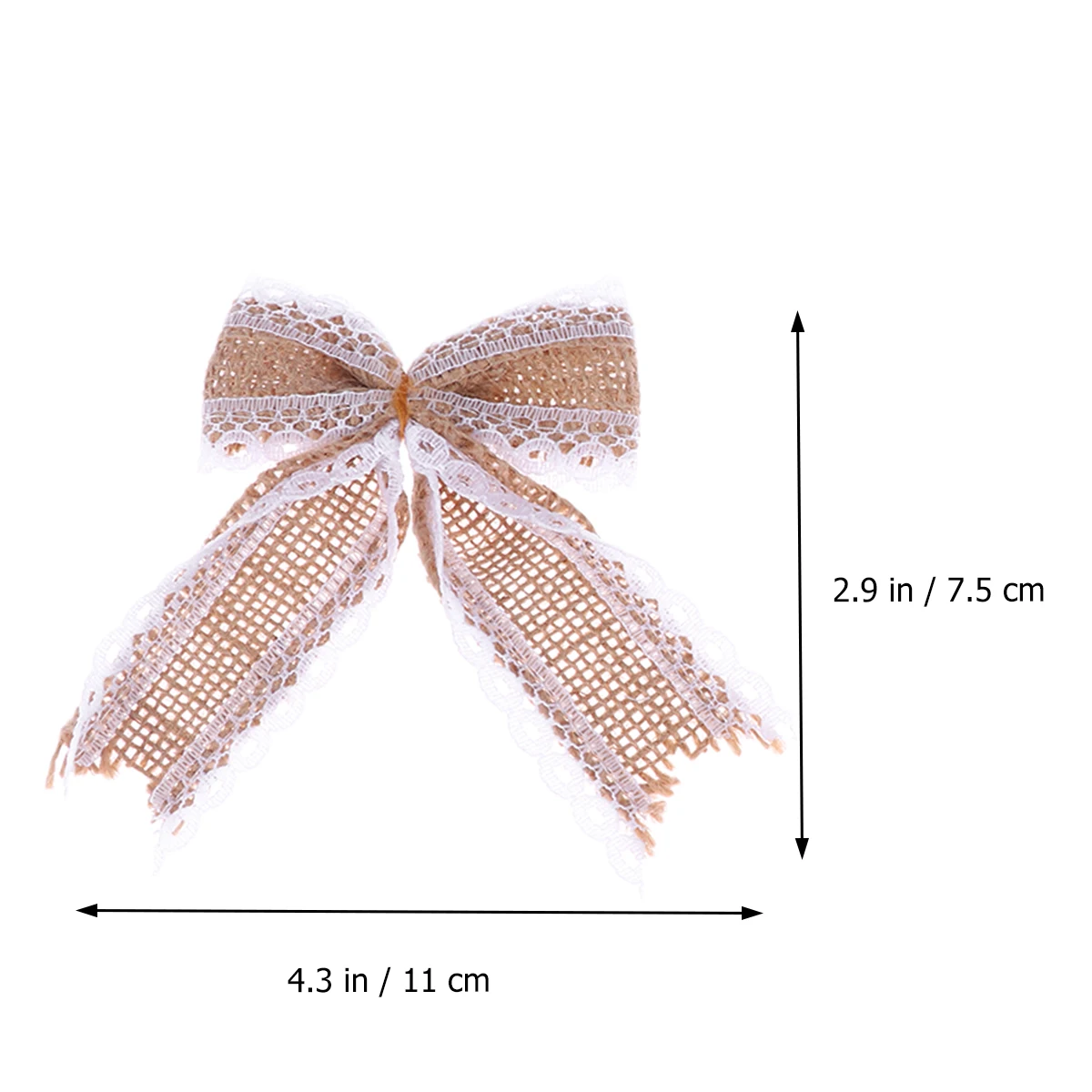 6pcs Jute Bowknot Decorative Ribbons Burlap Bows Hessian Lace Vintage DIY Craft Supplies Christmas Party Gifts
6pcs Jute Bowknot Decorative Ribbons Burlap Bows Hessian Lace Vintage DIY Craft Supplies Christmas Party Gifts