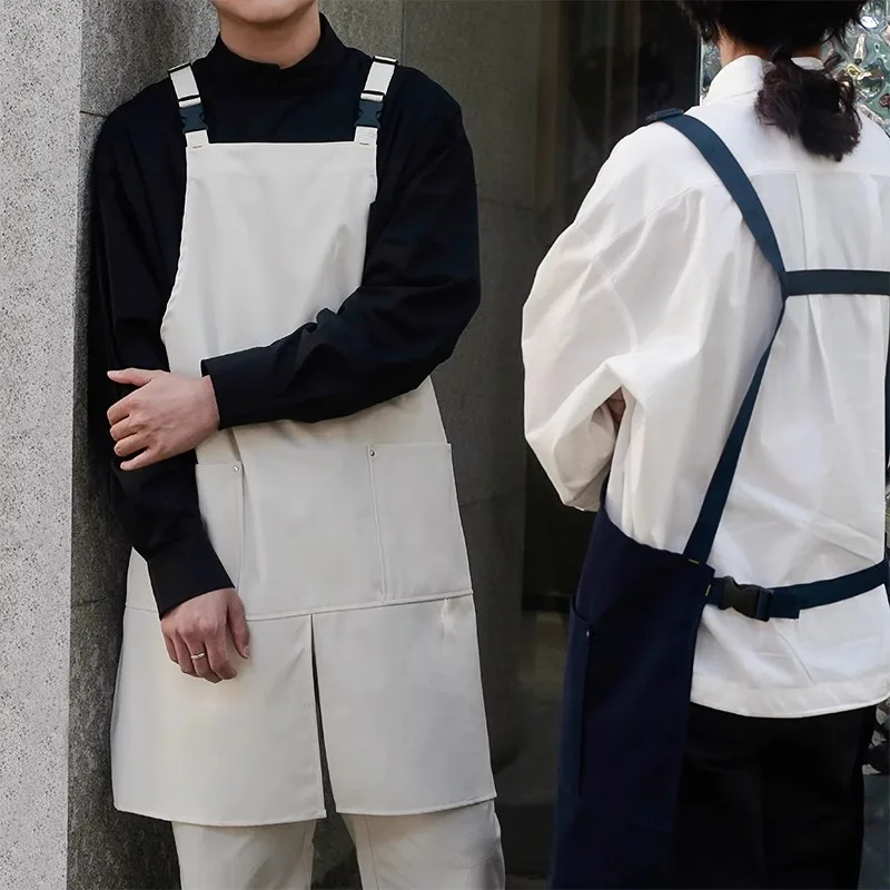 1 pc Coffee Shop Kitchen Work Waterproof Apron With Pockets, Unisex Apron, Oil Resistant Barista Chef Waiter Apron
1 pc Coffee Shop Kitchen Work Waterproof Apron With Pockets, Unisex Apron, Oil Resistant Barista Chef Waiter Apron
