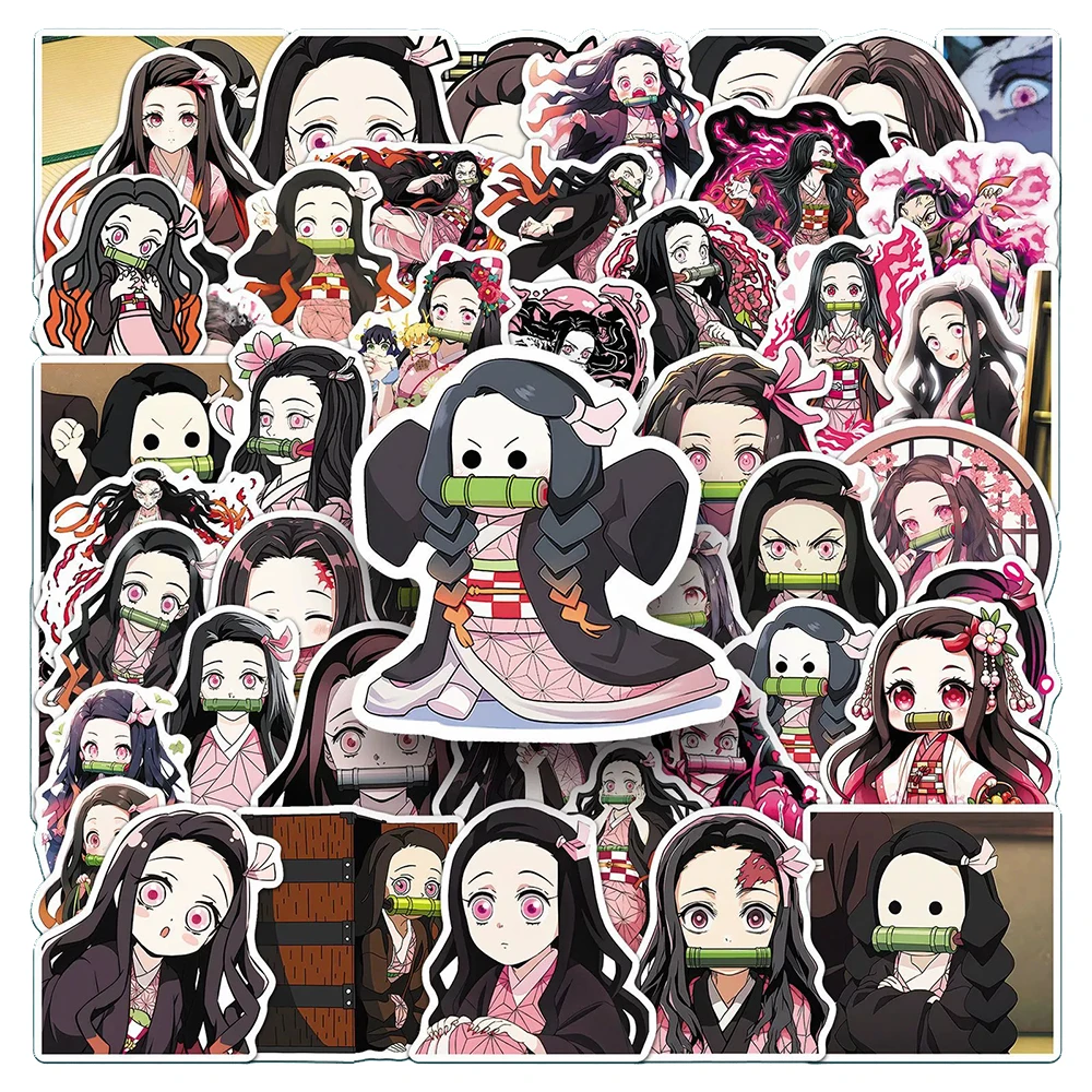 10/30/50pcs Kamado Nezuko Anime Demon Slayer Stickers Cute Cartoon Character Sticker Water Bottle Suitcase Phone Decals Kids Toy
10/30/50pcs Kamado Nezuko Anime Demon Slayer Stickers Cute Cartoon Character Sticker Water Bottle Suitcase Phone Decals Kids Toy