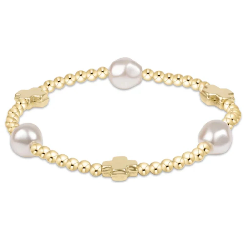 YEEVAA Signature Cross Admire Pearl Pattern 3mm Bead Charm Stackable Adjustable Bracelet, Fashion Jewelry Gift for Women
YEEVAA Signature Cross Admire Pearl Pattern 3mm Bead Charm Stackable Adjustable Bracelet, Fashion Jewelry Gift for Women