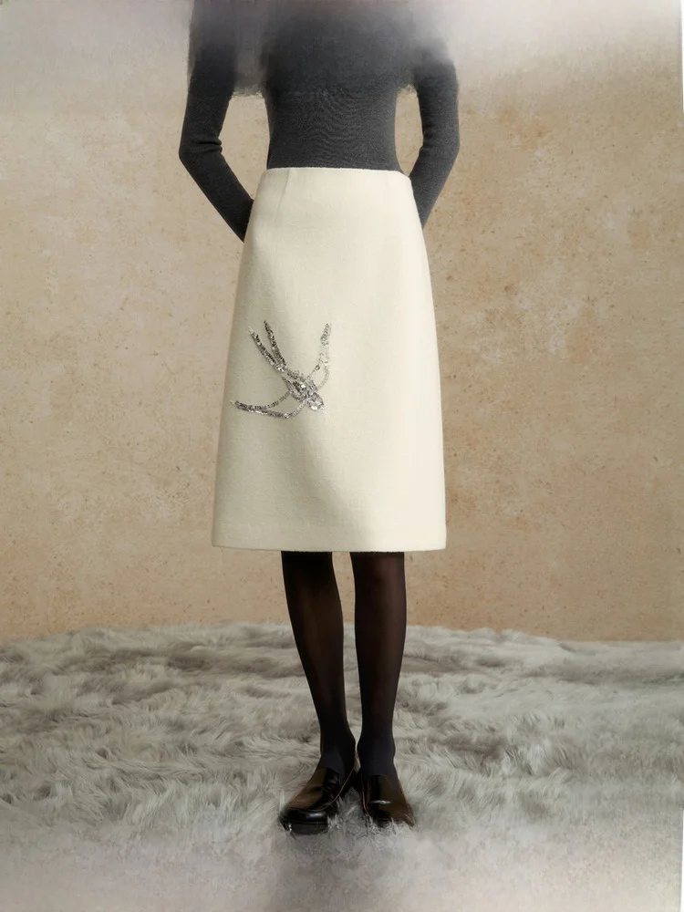 Юбка ZhiZhi с дизайном в стиле вишневого цвета, женская модная универсальная юбка А-силуэта с высокой талией, миди-юбка из смесовой шерсти, зима 2024
Юбка ZhiZhi с дизайном в стиле вишневого цвета, женская модная универсальная юбка А-силуэта с высокой талией, миди-юбка из смесовой шерсти, зима 2024