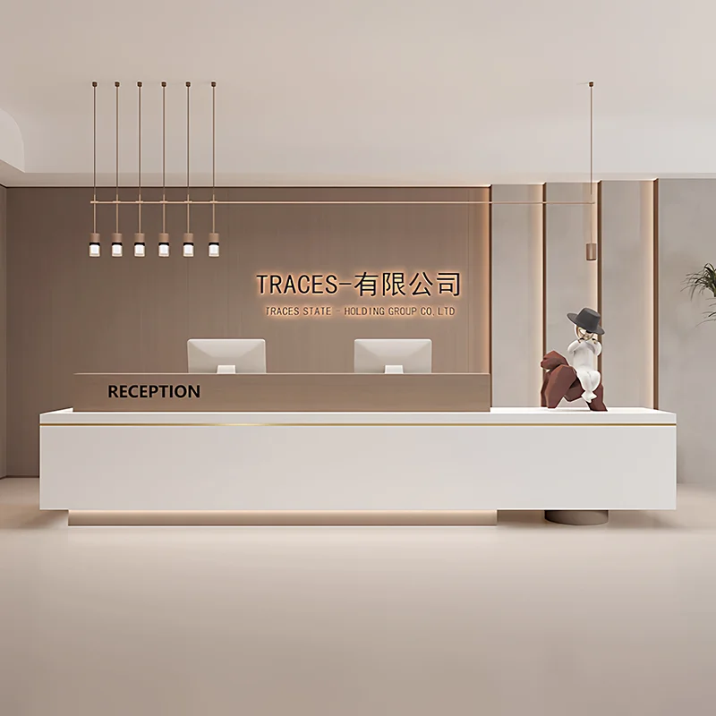 Long Design Reception Desks Company Organizers Display Executive Hotel Reception Desks Luxury Mostrador Commercial Furniture
Long Design Reception Desks Company Organizers Display Executive Hotel Reception Desks Luxury Mostrador Commercial Furniture