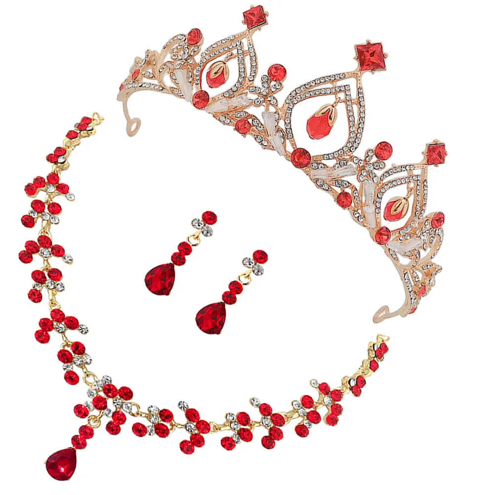 1 set Children Crown Necklace Ear Clips Hair Accessories Rhinestone Birthday Party Prom Wedding Gifts Little Girl Toy
1 set Children Crown Necklace Ear Clips Hair Accessories Rhinestone Birthday Party Prom Wedding Gifts Little Girl Toy