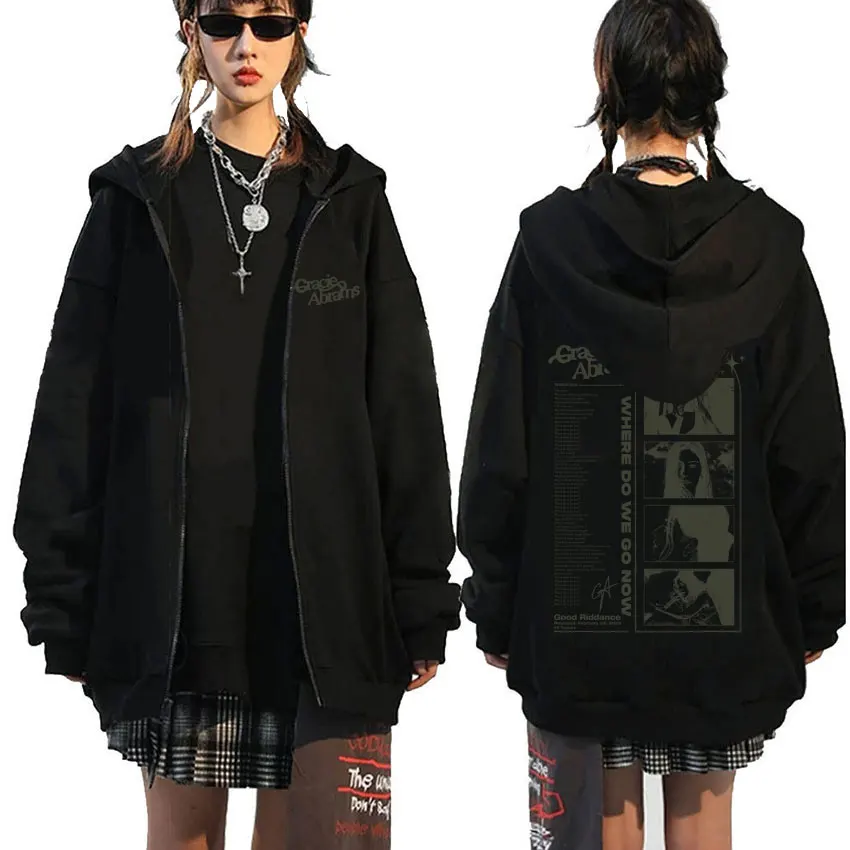 Gracie Abrams Good Riddance Where Do We Go Now Zipper Hoodie The Secret of Us Jacket Coat Men Women's Oversized Zip Up Hoodies
Gracie Abrams Good Riddance Where Do We Go Now Zipper Hoodie The Secret of Us Jacket Coat Men Women's Oversized Zip Up Hoodies