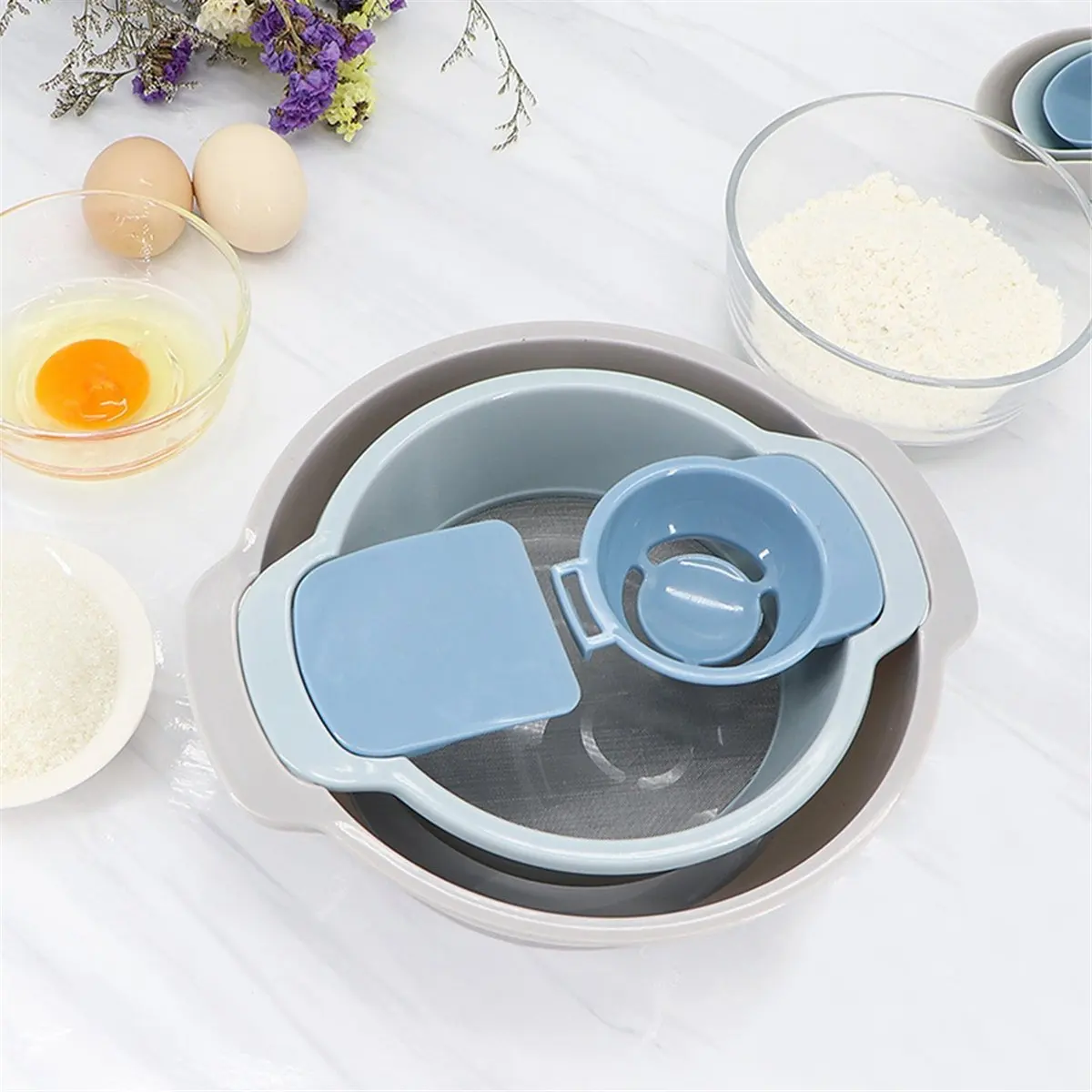 618 Mega Sale Multifunctional Flour Sieve Set Household Cake Making Tools Egg White Separator Kitchen Supplies
618 Mega Sale Multifunctional Flour Sieve Set Household Cake Making Tools Egg White Separator Kitchen Supplies