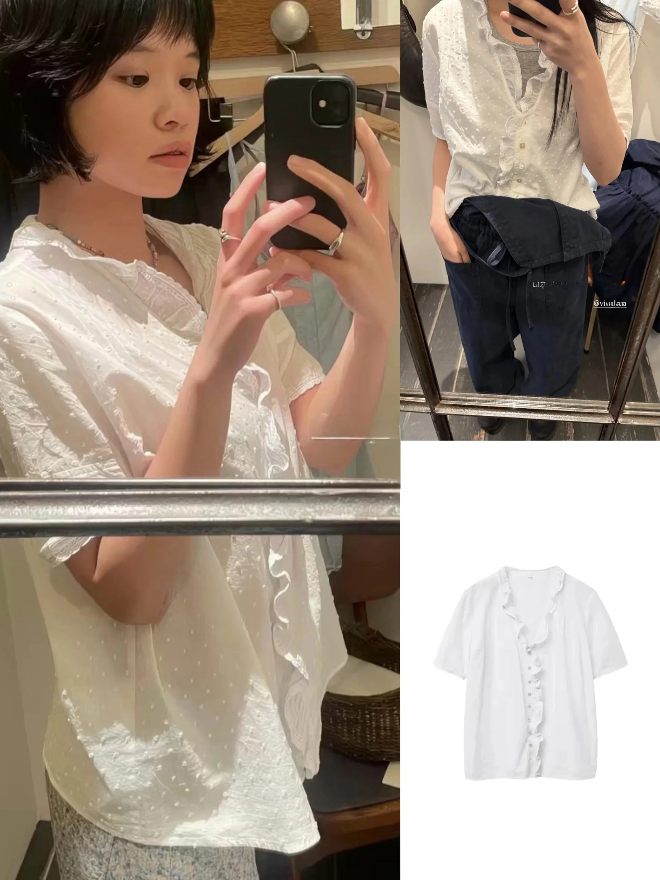 Craftsmanship Fabric Short Sleeve V-Neck Shirt Cotton Breathable Loose Fit Women's Casual Style Floral Lace
Craftsmanship Fabric Short Sleeve V-Neck Shirt Cotton Breathable Loose Fit Women's Casual Style Floral Lace