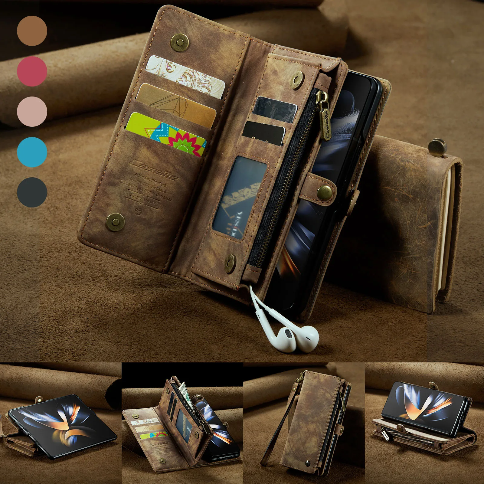 Деловой кожаный чехол-бумажник для Samsung Galaxy Z Fold 4 Fold4 5G Fold5 Zfold5 Fold 5 Zfold4 карманные Чехлы для карт
Деловой кожаный чехол-бумажник для Samsung Galaxy Z Fold 4 Fold4 5G Fold5 Zfold5 Fold 5 Zfold4 карманные Чехлы для карт