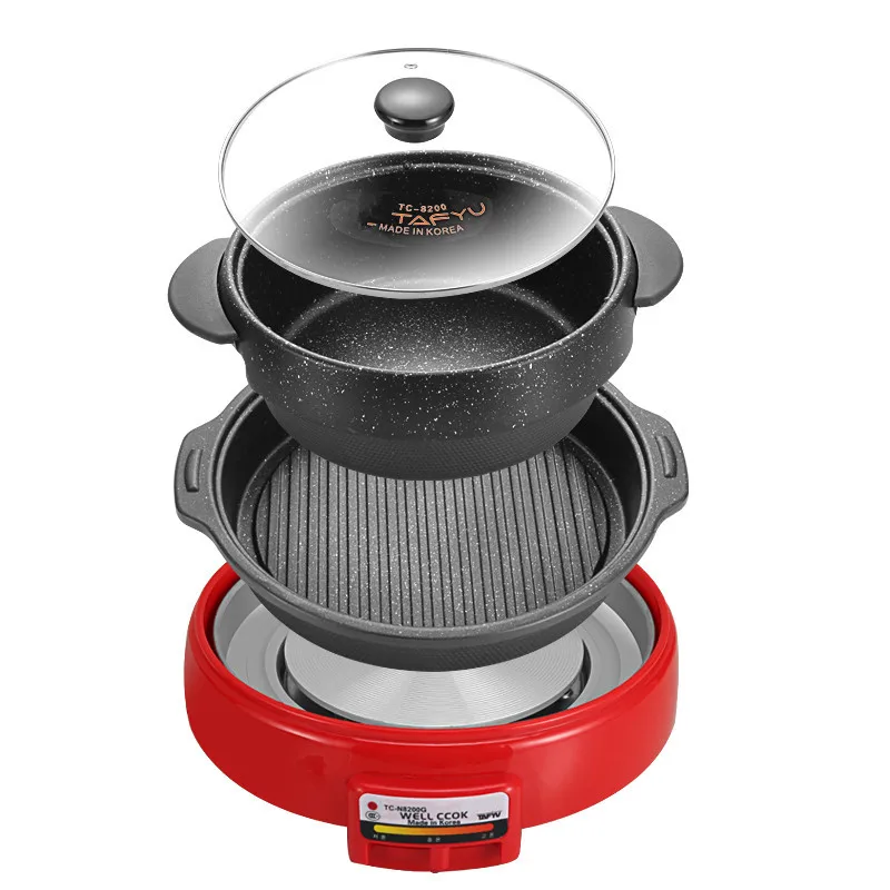 Korean-style baking tray, medical Stone integrated non-stick braising roasting hot pot, multi-functional taeyu cooker
Korean-style baking tray, medical Stone integrated non-stick braising roasting hot pot, multi-functional taeyu cooker