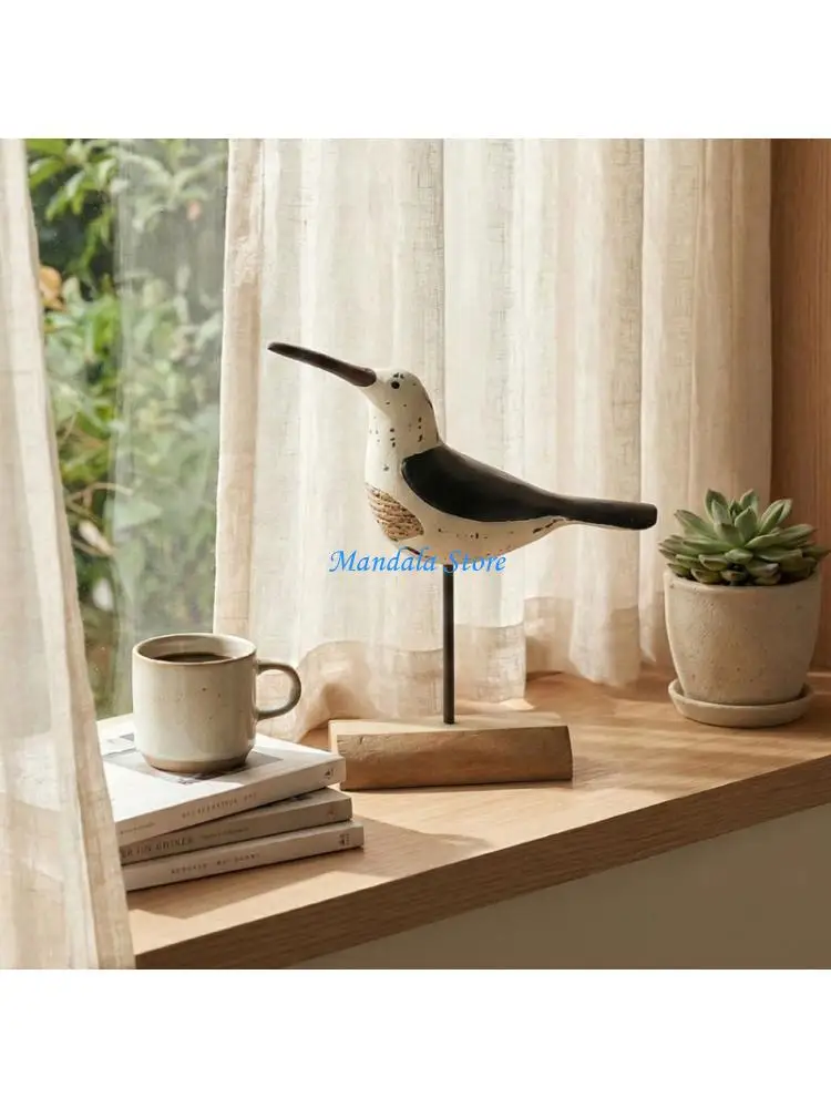 U2JC Wooden Seagulls Figurines Seabird Statue Sculptures Desktop Ornament Home Decors
U2JC Wooden Seagulls Figurines Seabird Statue Sculptures Desktop Ornament Home Decors