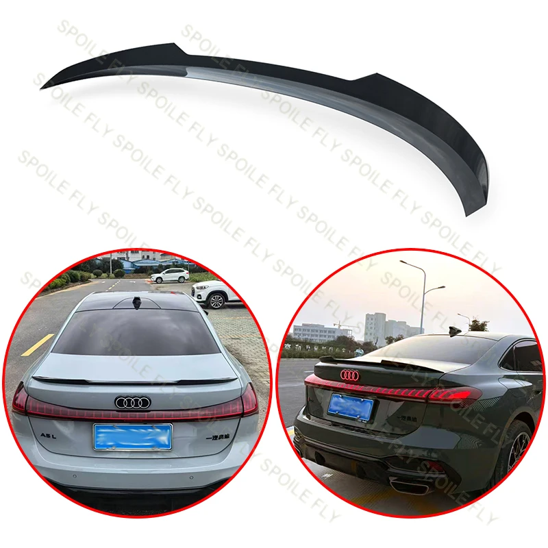 For Audi A5 S Line S5 B10 Sedan 2024 2025+ High Quality ABS M4 Style Car Rear Wing Spoiler Parts Body Kit Glossy Black
For Audi A5 S Line S5 B10 Sedan 2024 2025+ High Quality ABS M4 Style Car Rear Wing Spoiler Parts Body Kit Glossy Black