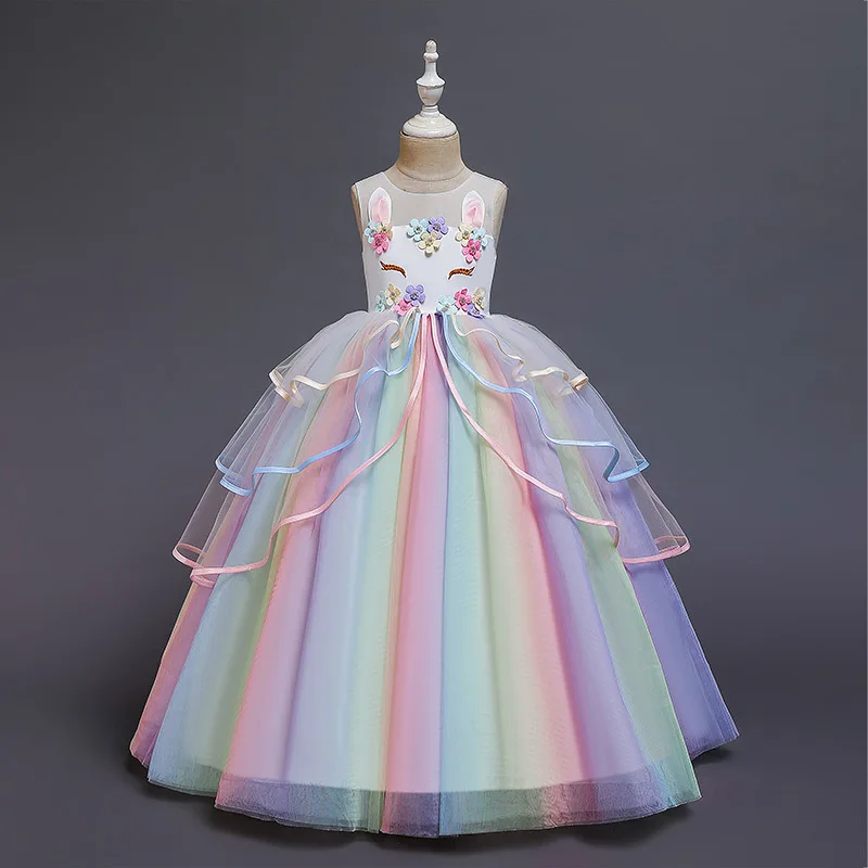 2022 Summer New European and American Dress Skirt Girls Dress Unicorn Children's Mesh Rainbow Fluffy Princess Skirt
2022 Summer New European and American Dress Skirt Girls Dress Unicorn Children's Mesh Rainbow Fluffy Princess Skirt