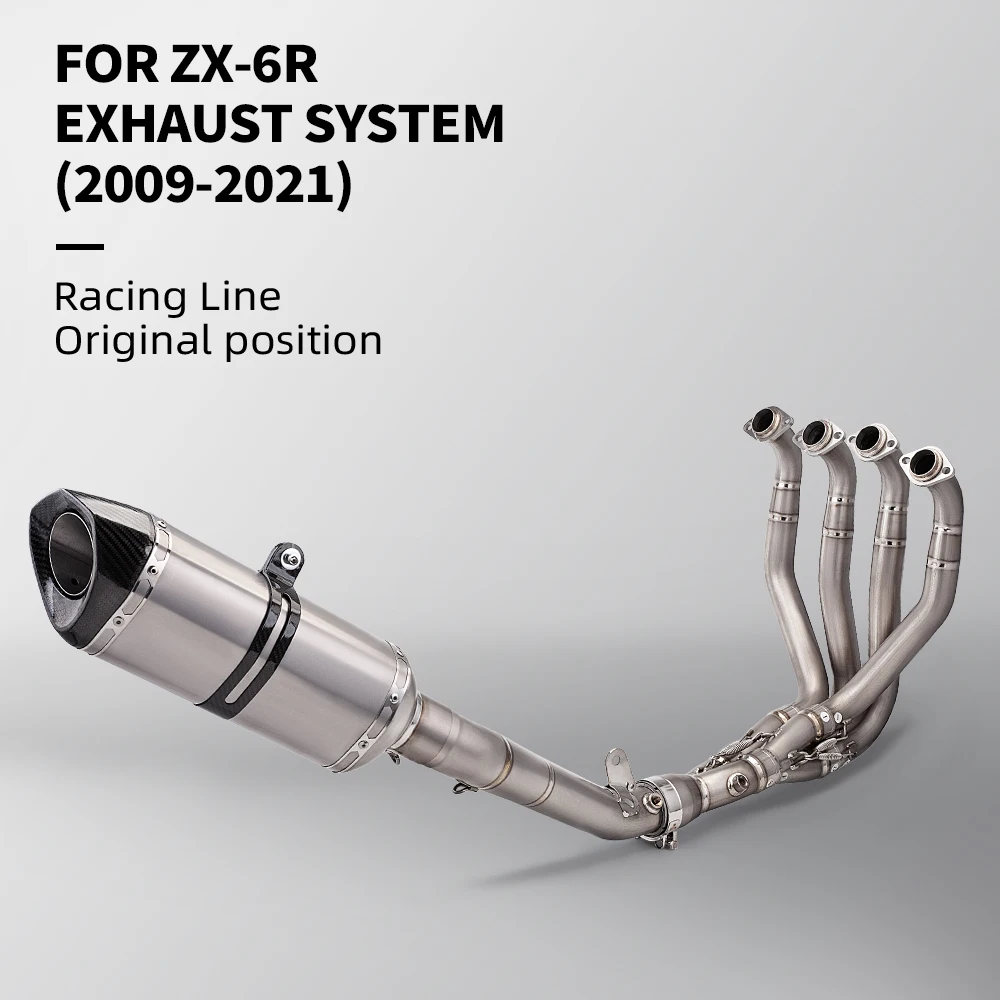 for zx6r 636 ninja zx6r 2009-2019 Titanium alloy Front Link Pipe full exhaust system Slip on 51MM Silencer
for zx6r 636 ninja zx6r 2009-2019 Titanium alloy Front Link Pipe full exhaust system Slip on 51MM Silencer