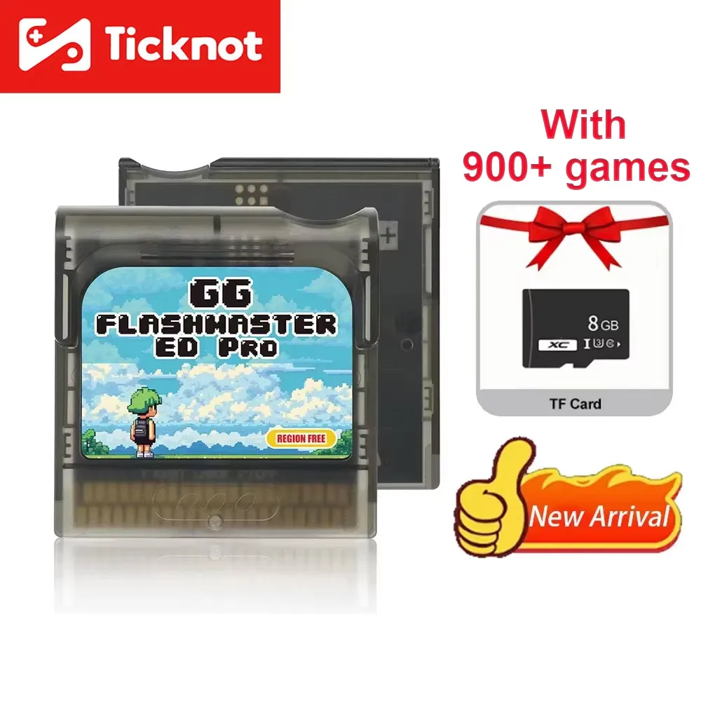 900 in 1 GG FlashMaster Game Card For SEGA Game Gear Cartridge GG Cartridge With GB TF Card
900 in 1 GG FlashMaster Game Card For SEGA Game Gear Cartridge GG Cartridge With GB TF Card