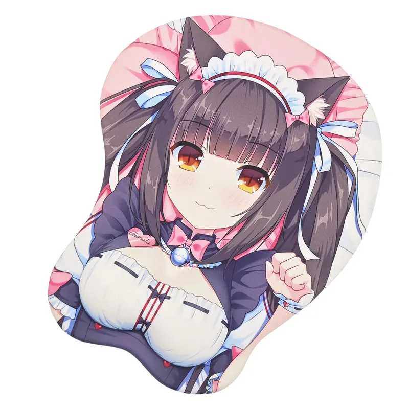Chocolat Anime 3D Breast Wrist Gel Rest Support Gaming Mouse Pad Silica Gel 2WAY FABRIC Cosplay Big Size 33*27*2.8cmCosliu
Chocolat Anime 3D Breast Wrist Gel Rest Support Gaming Mouse Pad Silica Gel 2WAY FABRIC Cosplay Big Size 33*27*2.8cmCosliu