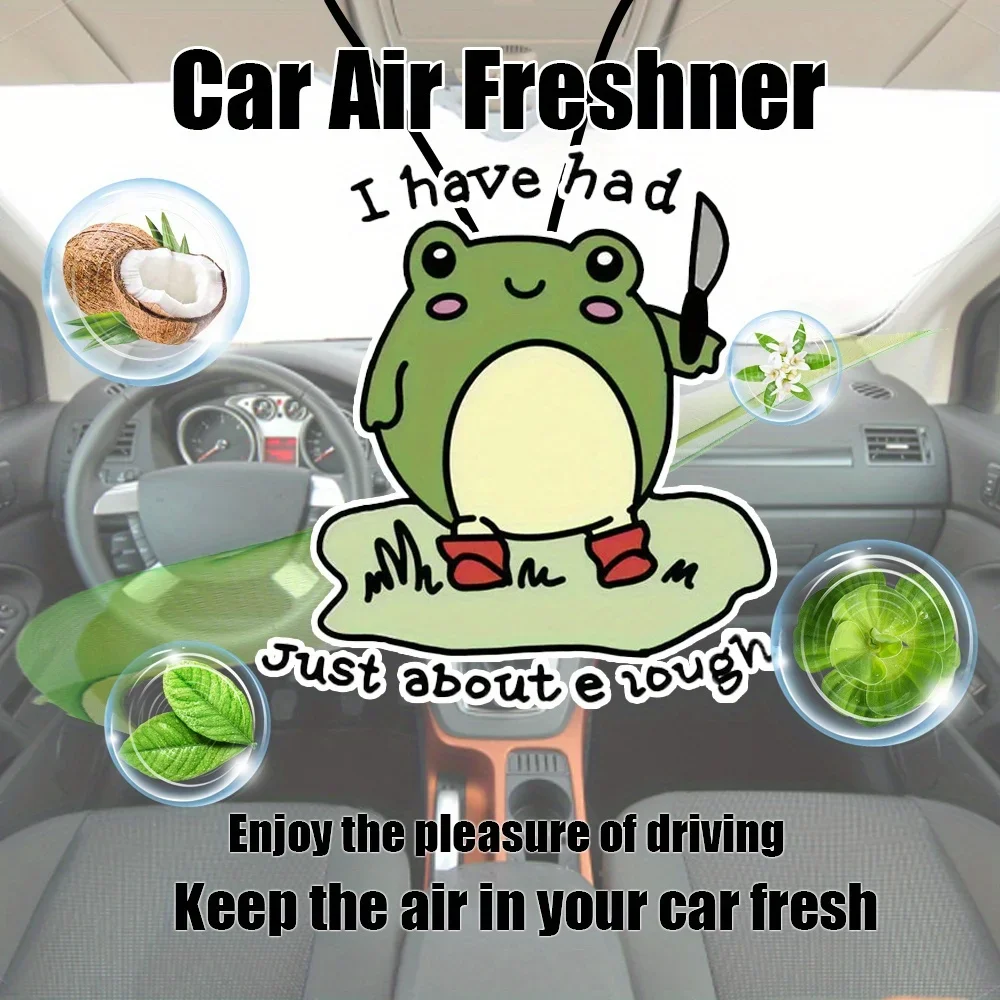 Knife Frog Car Scent Hanger - Enough Meme Expression, Mirror Vent Hanging, Lasting Fragrance
Knife Frog Car Scent Hanger - Enough Meme Expression, Mirror Vent Hanging, Lasting Fragrance