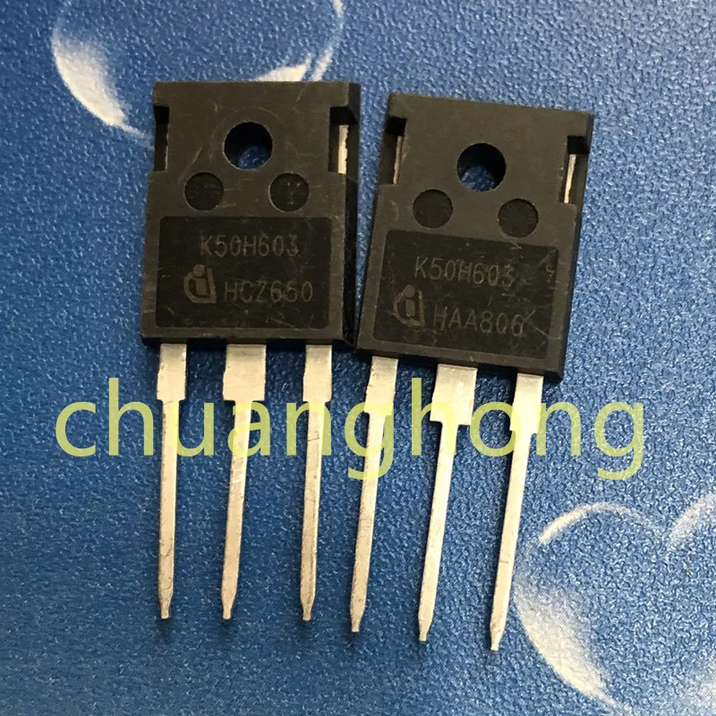 1Pcs/Lot Power Triode K50H603 50A 600V Original Packing New field effect transistor IGBT Triode TO-247
1Pcs/Lot Power Triode K50H603 50A 600V Original Packing New field effect transistor IGBT Triode TO-247