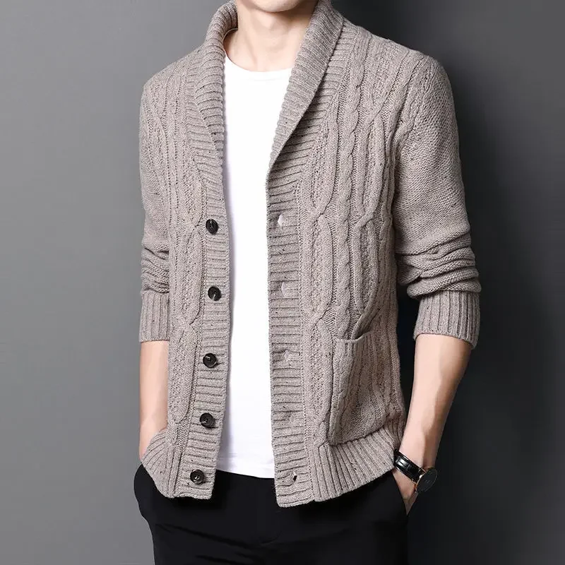 2023 Spring Autumn Fashion Sweater Man Cardigan Thick Slim Fit Jumpers Knitwear High Quality Casual Mens Knitwear Clothes
2023 Spring Autumn Fashion Sweater Man Cardigan Thick Slim Fit Jumpers Knitwear High Quality Casual Mens Knitwear Clothes
