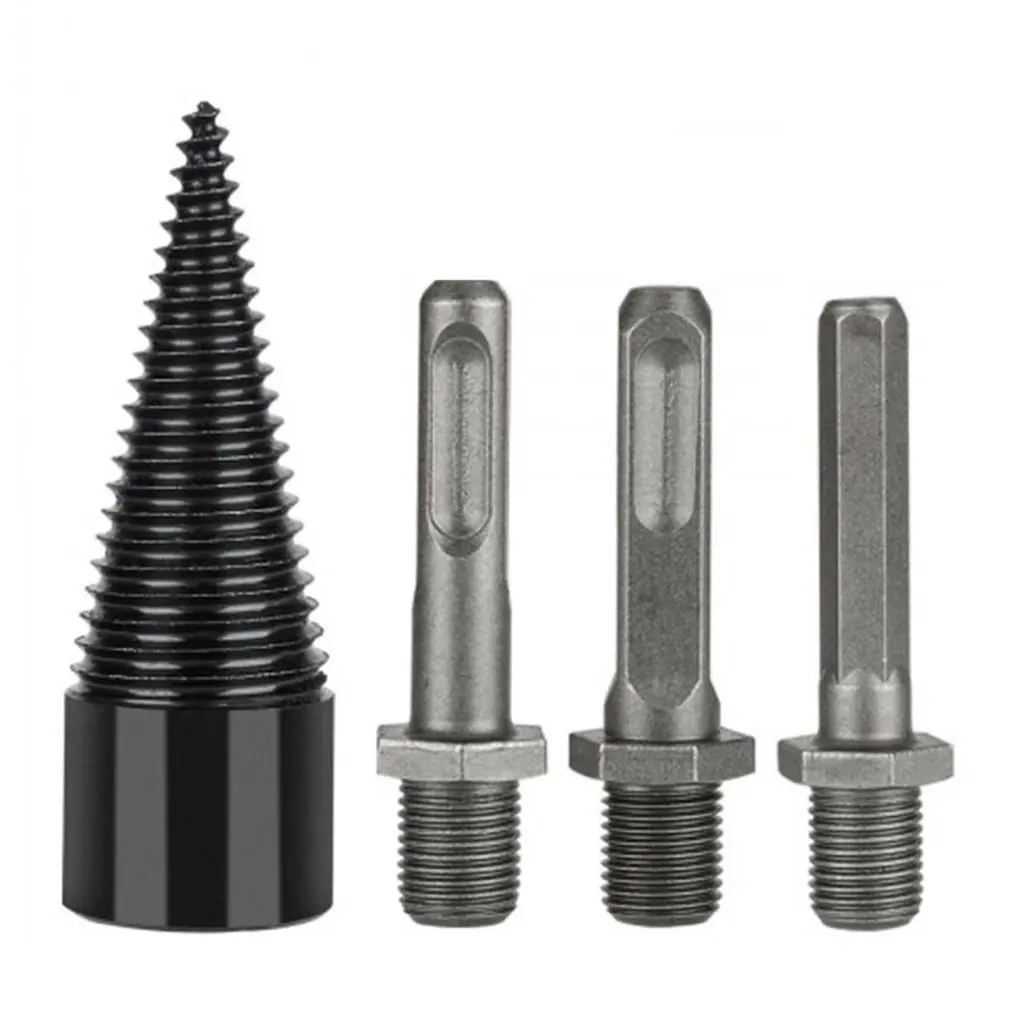 4pcs Firewood Splitting Drill Bit Hex High Speed Firewood Drill Bit Wood Splitter Screw Splitting Cone Driver
4pcs Firewood Splitting Drill Bit Hex High Speed Firewood Drill Bit Wood Splitter Screw Splitting Cone Driver