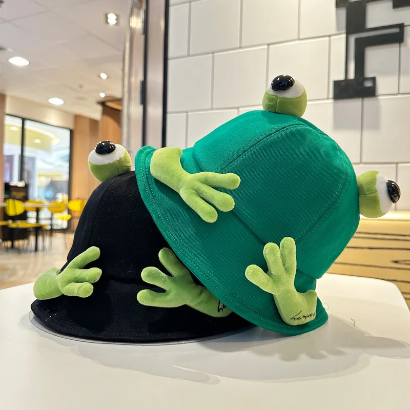 Frog Bucket Hat UV Protection Wide Brim Sun Hat Cute Cartoon Outdoor Travel Fisherman Cap Casual All-match Face Slimming
Frog Bucket Hat UV Protection Wide Brim Sun Hat Cute Cartoon Outdoor Travel Fisherman Cap Casual All-match Face Slimming