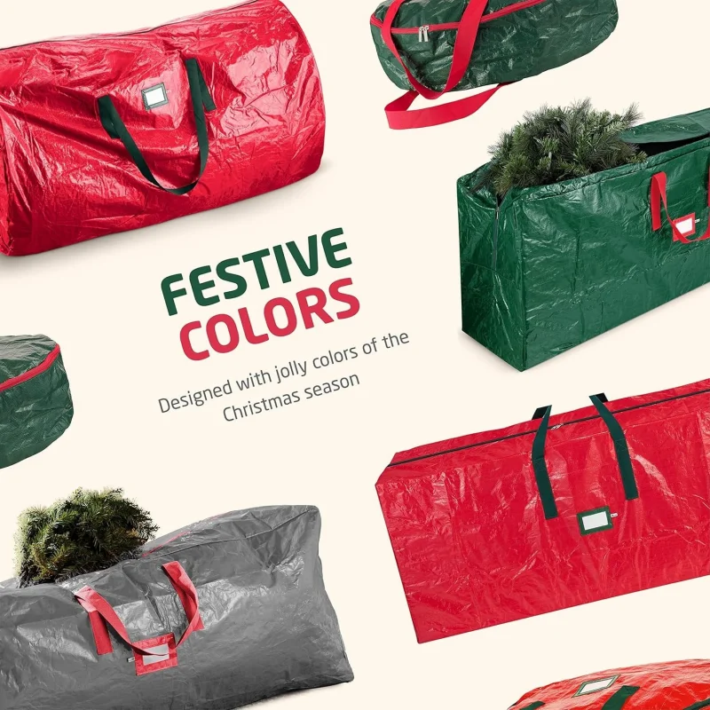 LUSQI 7.5-9FT Waterproof Storage Bag For Christmas Tree & Home Decor Multifunctional Oxford Cloth Organizer Box In Colors
LUSQI 7.5-9FT Waterproof Storage Bag For Christmas Tree & Home Decor Multifunctional Oxford Cloth Organizer Box In Colors