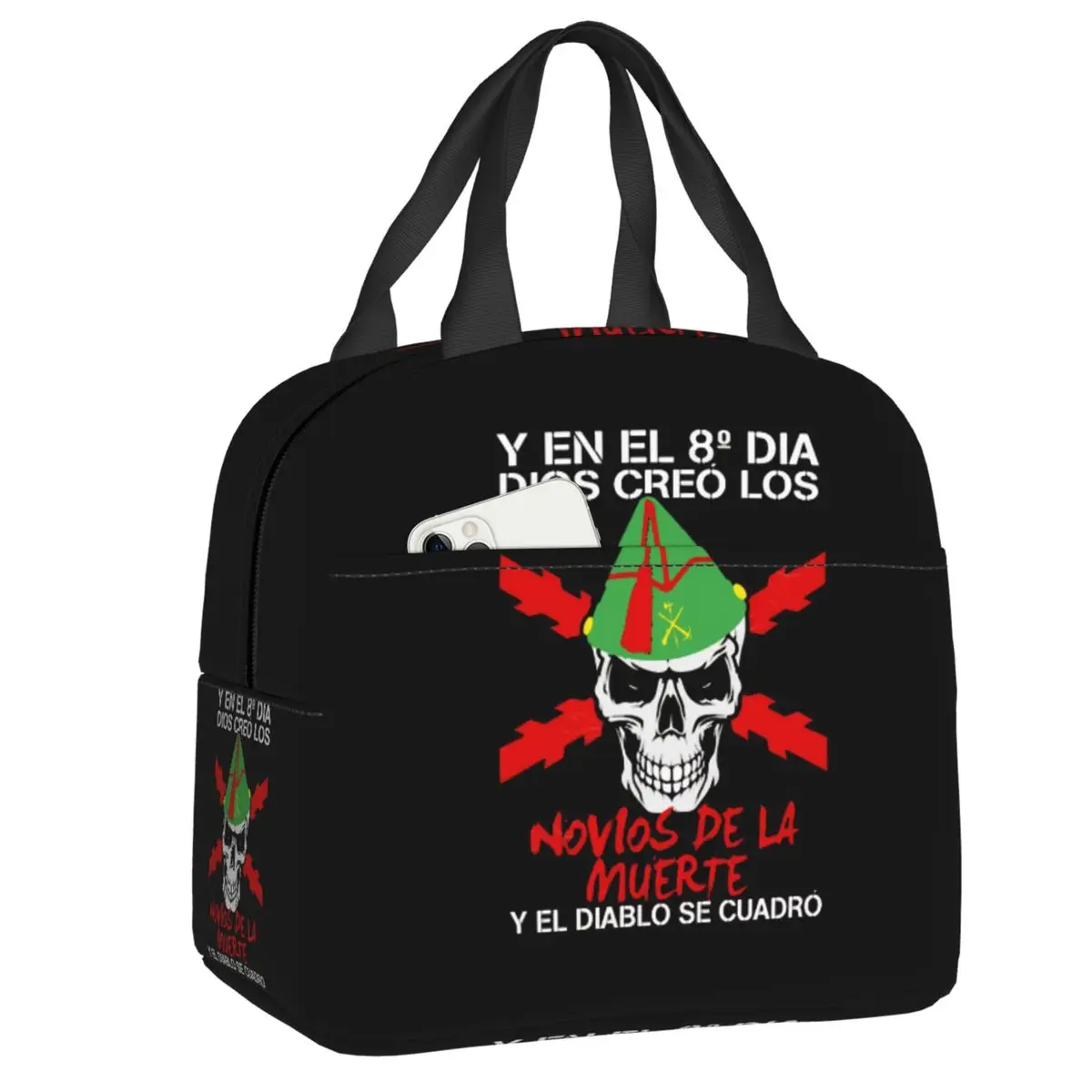 Custom Spanish Legion Insulated Lunch Bag for Women Resuable Spain Coat of Arms Thermal Cooler Lunch Box Kids School Children
Custom Spanish Legion Insulated Lunch Bag for Women Resuable Spain Coat of Arms Thermal Cooler Lunch Box Kids School Children