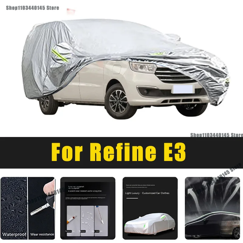 Full Car Covers Outdoor Sun UV Protection Dust Rain Snow Oxford cover Protective For Refine E3 Accessories car umbrella
Full Car Covers Outdoor Sun UV Protection Dust Rain Snow Oxford cover Protective For Refine E3 Accessories car umbrella