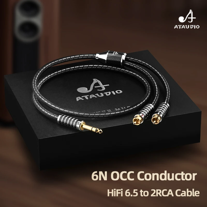 Кабель HiFi 6,35–2RCA OCC и посеребренный стереоразъем 1/4 дюйма 6,35 TRS к 2RCA штекера Профессиональный аудиокабель усилителя
Кабель HiFi 6,35–2RCA OCC и посеребренный стереоразъем 1/4 дюйма 6,35 TRS к 2RCA штекера Профессиональный аудиокабель усилителя