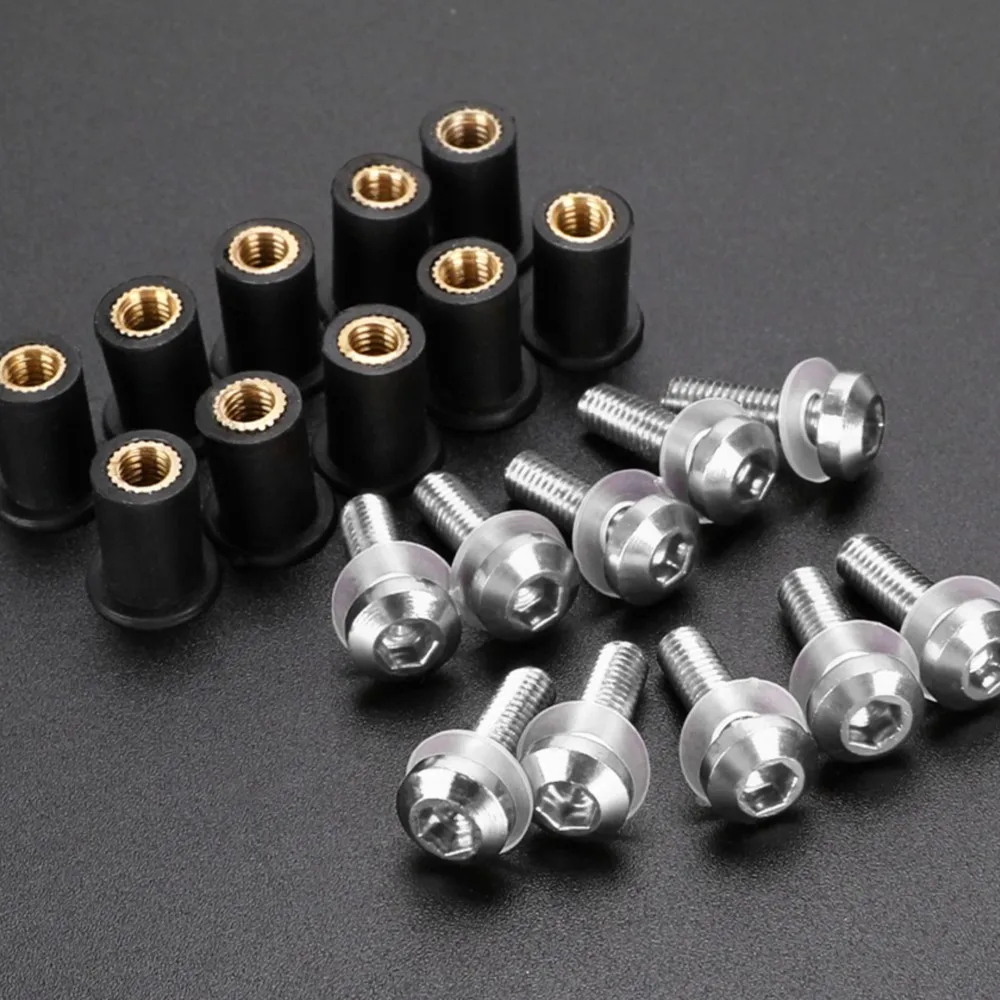 5MM Windscreen Fairing Windshield Bolts Screws Kit For SUZUKI V-STROM 1000X 1000XT 1050xt 650 800DE DL800 DE RF600R GSX-8T
5MM Windscreen Fairing Windshield Bolts Screws Kit For SUZUKI V-STROM 1000X 1000XT 1050xt 650 800DE DL800 DE RF600R GSX-8T