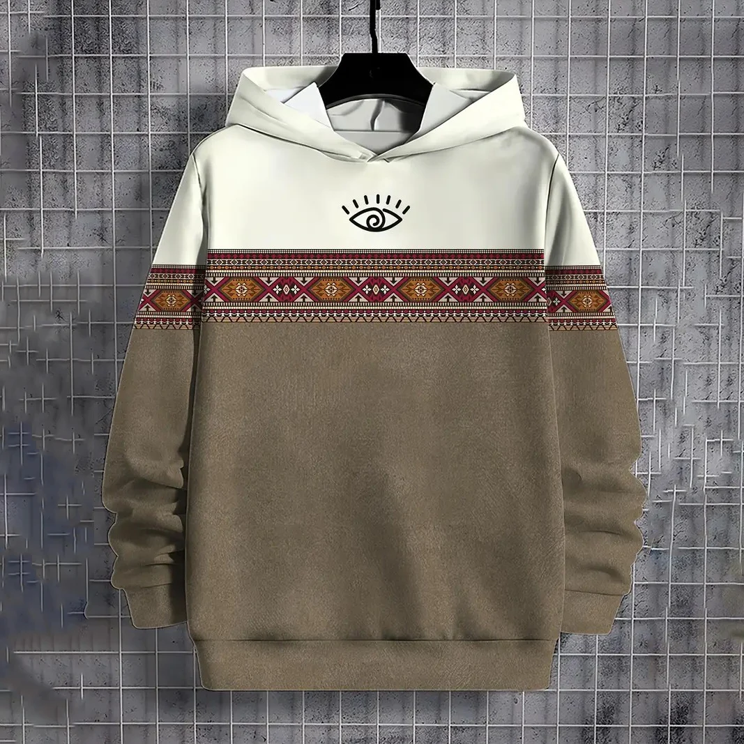 Men's hoodie Casual Long Sleeve Pullover Harajuku Print Top Autumn Fashion Streetwear Oversized Vintage Men's Hooded Sweatshirt
Men's hoodie Casual Long Sleeve Pullover Harajuku Print Top Autumn Fashion Streetwear Oversized Vintage Men's Hooded Sweatshirt